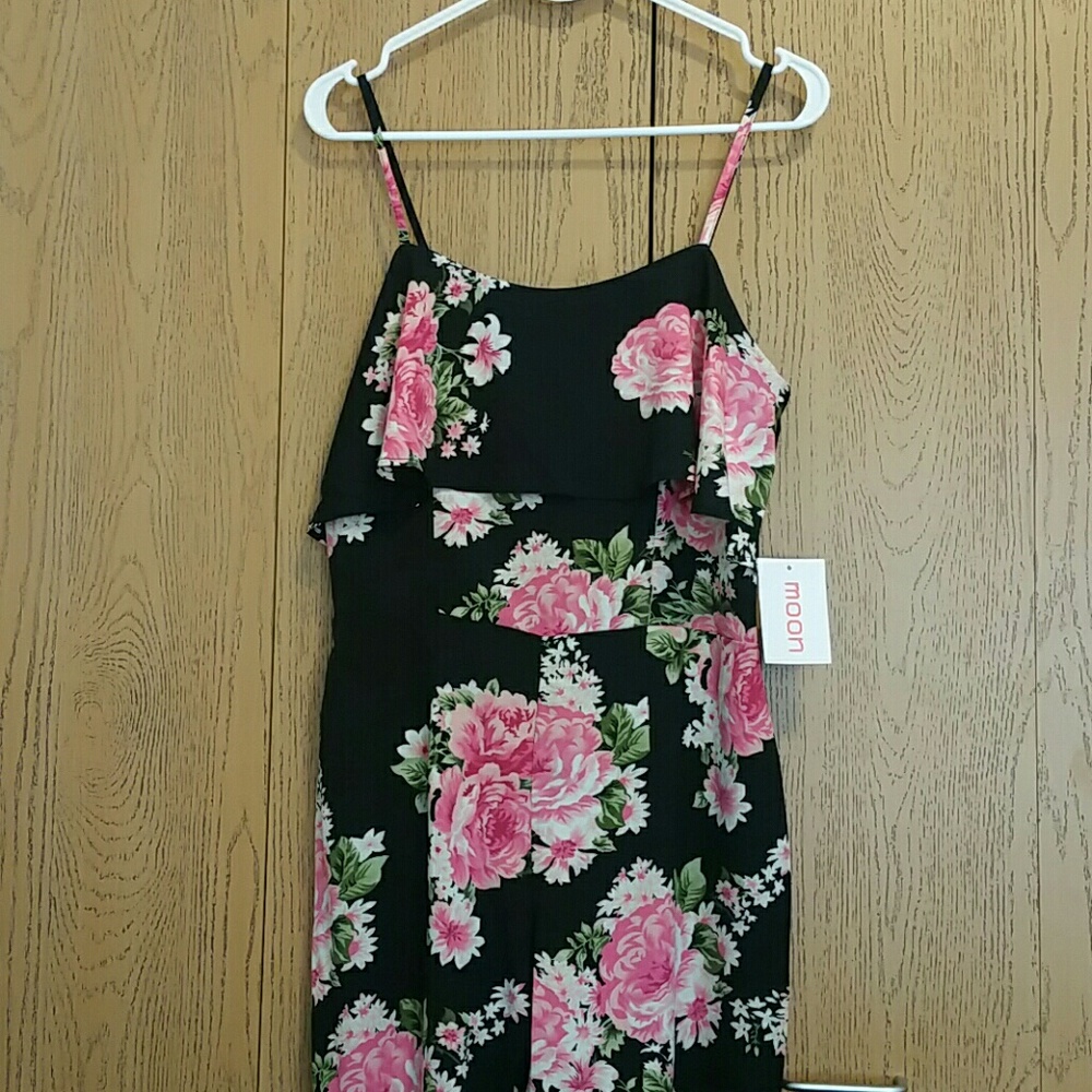 NWT Floral jumpsuit